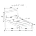 Felicity Panel Bed with LED Lighting - All Brands Furniture (NJ)