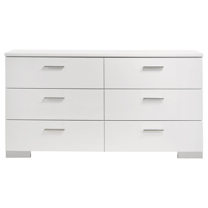 Felicity Bedroom Set White - All Brands Furniture (NJ)