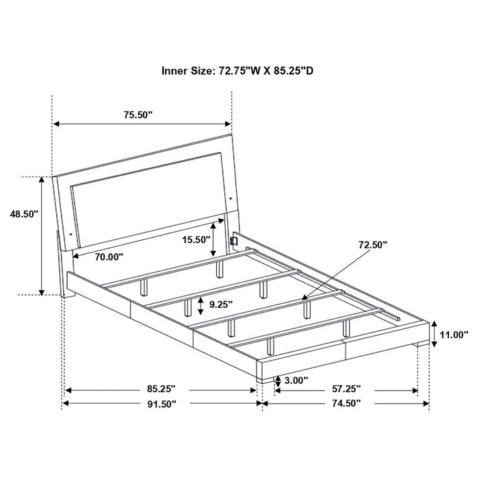 Felicity Bedroom Set White - All Brands Furniture (NJ)