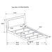 Felicity Panel Bed with LED Lighting - All Brands Furniture (NJ)