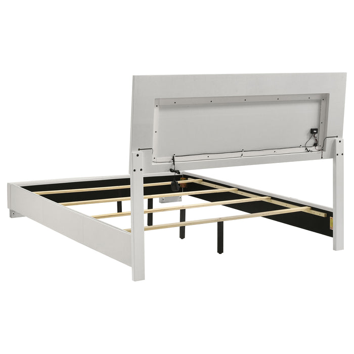 Felicity Panel Bed with LED Lighting - All Brands Furniture (NJ)