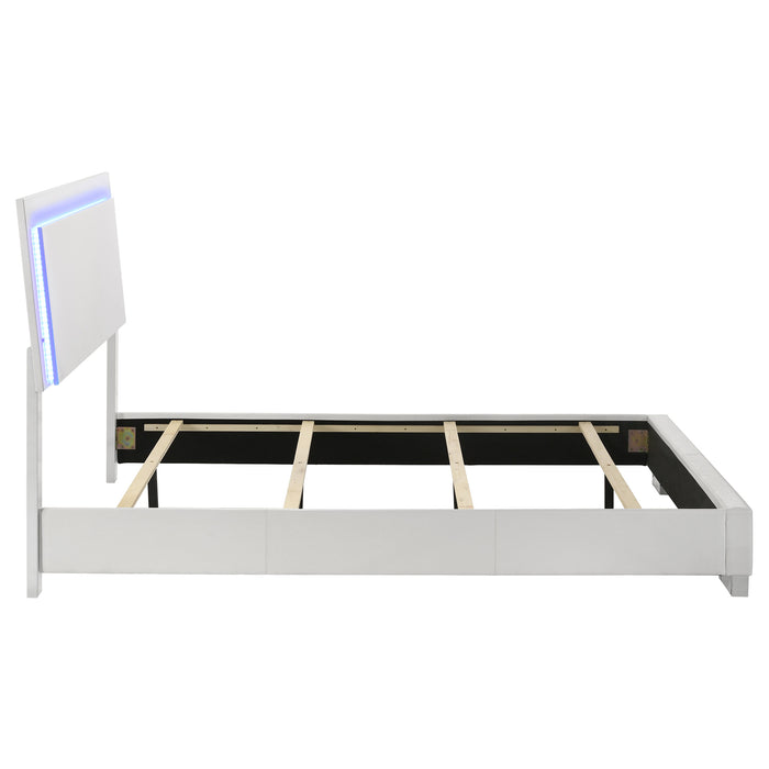 Felicity Panel Bed with LED Lighting - All Brands Furniture (NJ)