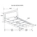 Felicity Panel Bed with LED Lighting - All Brands Furniture (NJ)