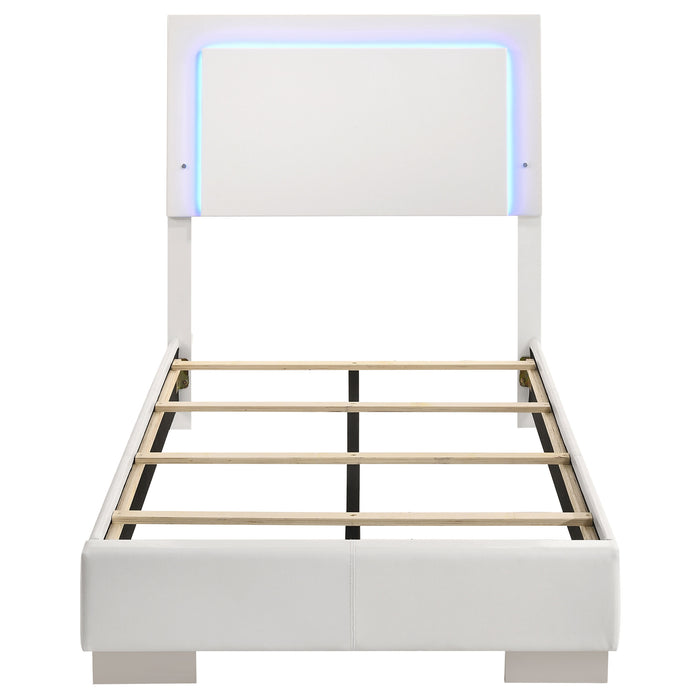Felicity Panel Bed with LED Lighting - All Brands Furniture (NJ)