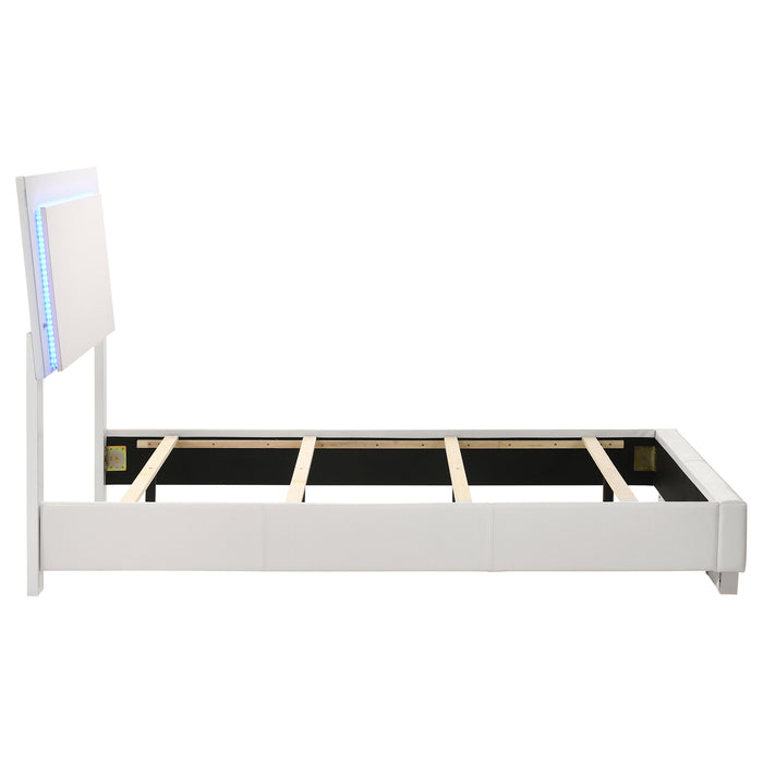 Felicity Panel Bed with LED Lighting - All Brands Furniture (NJ)
