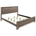 Kauffman California King, E.king, & Queen Panel Bed Washed Taupe - All Brands Furniture (NJ)