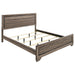 Kauffman California King, E.king, & Queen Panel Bed Washed Taupe - All Brands Furniture (NJ)