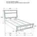 Miranda Panel Platform Storage Bed - All Brands Furniture (NJ)