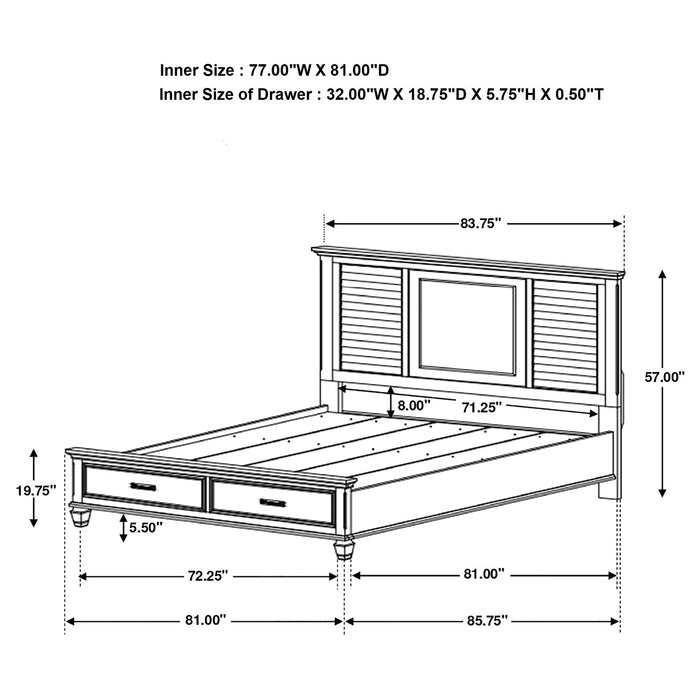 Franco Bedroom Set - All Brands Furniture (NJ)