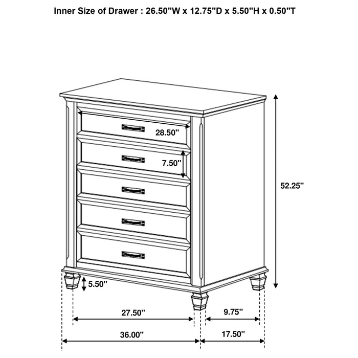 Franco Bedroom Set - All Brands Furniture (NJ)