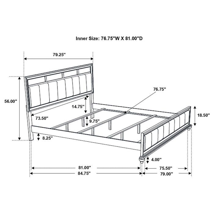 Barzini Panel Bed - All Brands Furniture (NJ)