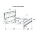 Barzini Panel Bed - All Brands Furniture (NJ)
