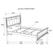 Barzini Panel Bed - All Brands Furniture (NJ)