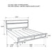 Miranda Panel Platform Storage Bed - All Brands Furniture (NJ)