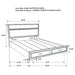 Miranda Panel Platform Storage Bed - All Brands Furniture (NJ)