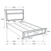 Miranda Panel Platform Storage Bed - All Brands Furniture (NJ)