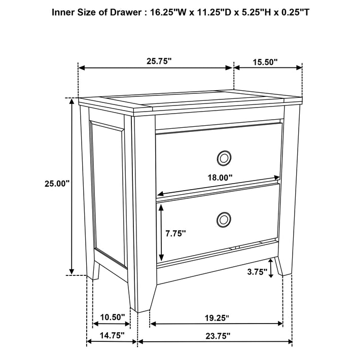Hazlewood Nightstand - All Brands Furniture (NJ)