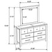 Hazlewood Dresser with Mirror - All Brands Furniture (NJ)