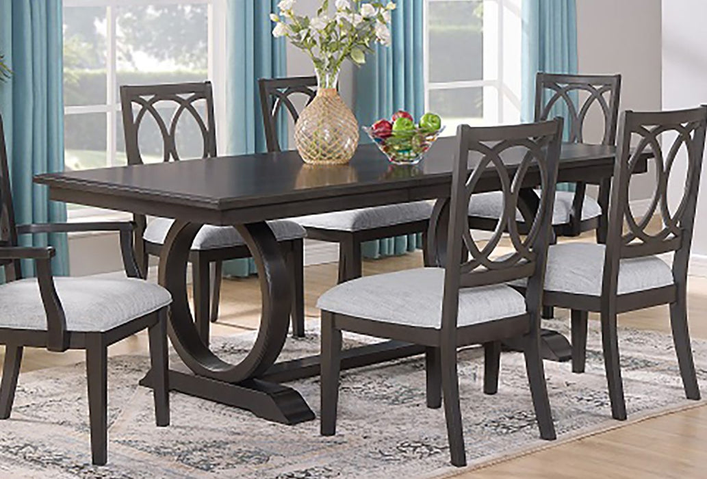 Crown Mark Furniture Buchanan Dining Table in Brown - All Brands Furniture (NJ)