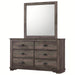 Crown Mark Furniture Coralee Dresser Mirror in Gray - All Brands Furniture (NJ)