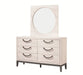 Crown Mark Furniture Veda Dresser Mirror in Beige - All Brands Furniture (NJ)