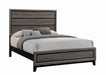 Watson Eastern King & Queen Bed Grey Oak and Black - All Brands Furniture (NJ)
