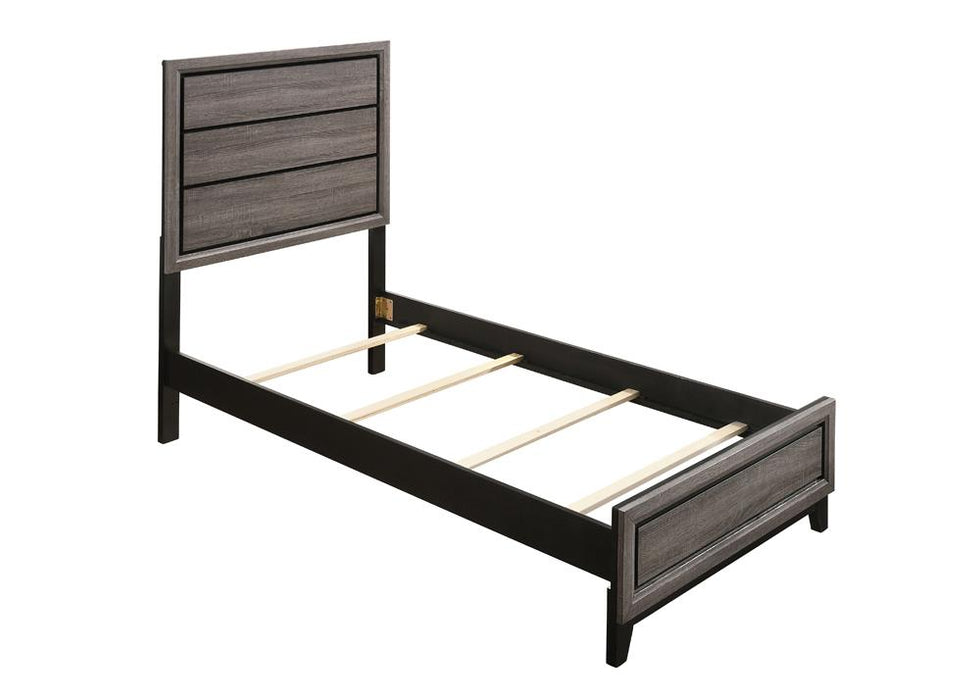 Watson Full & Twin Panel Bed Grey Oak - All Brands Furniture (NJ)