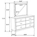 Watson Dresser with Mirror - All Brands Furniture (NJ)