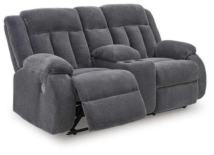 Observation Power Reclining Loveseat with Console - All Brands Furniture (NJ)