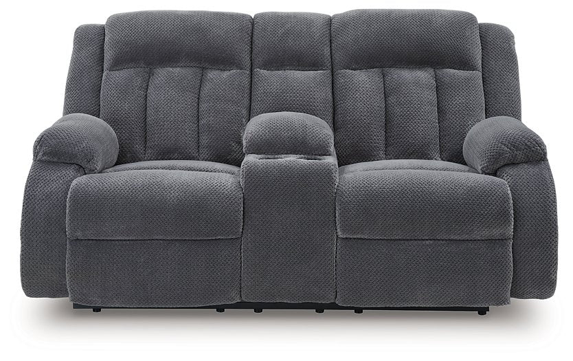 Observation Power Reclining Loveseat with Console - All Brands Furniture (NJ)