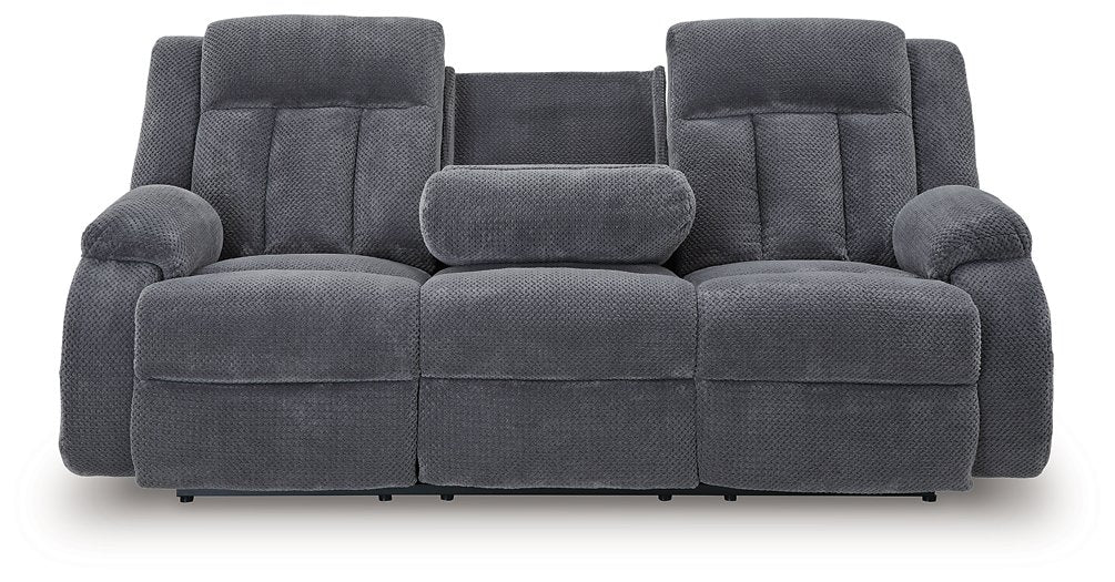 Observation Power Reclining Sofa with Drop Down Table - All Brands Furniture (NJ)