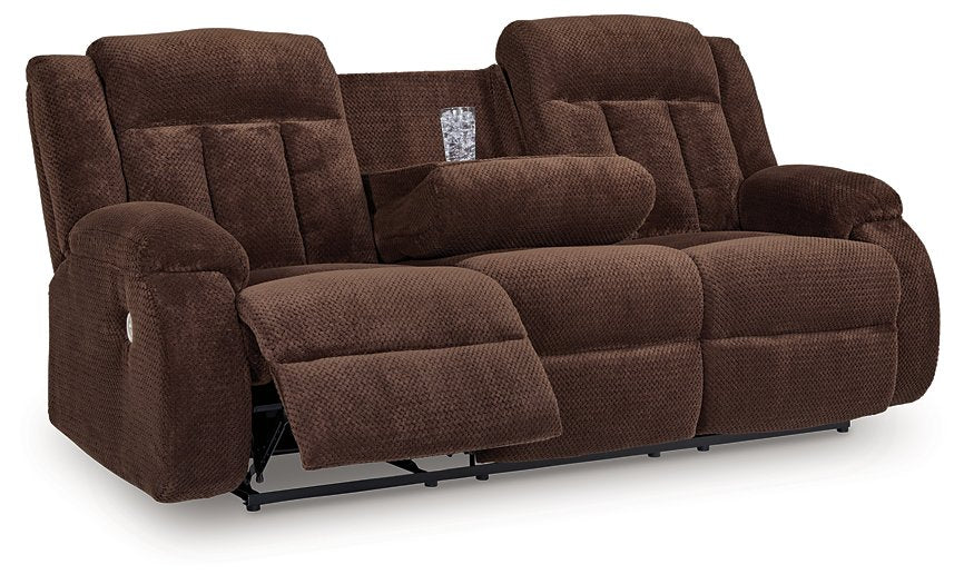 Observation Power Reclining Sofa with Drop Down Table - All Brands Furniture (NJ)