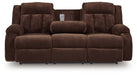 Observation Power Reclining Sofa with Drop Down Table - All Brands Furniture (NJ)