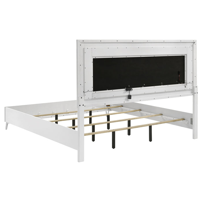 Cassia Panel Bed with LED Lighting