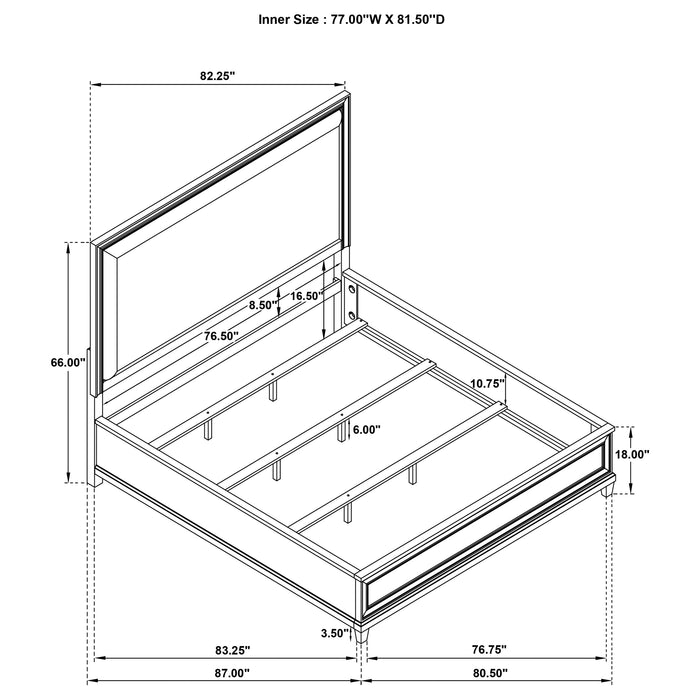 Pembroke Panel Bed - All Brands Furniture (NJ)
