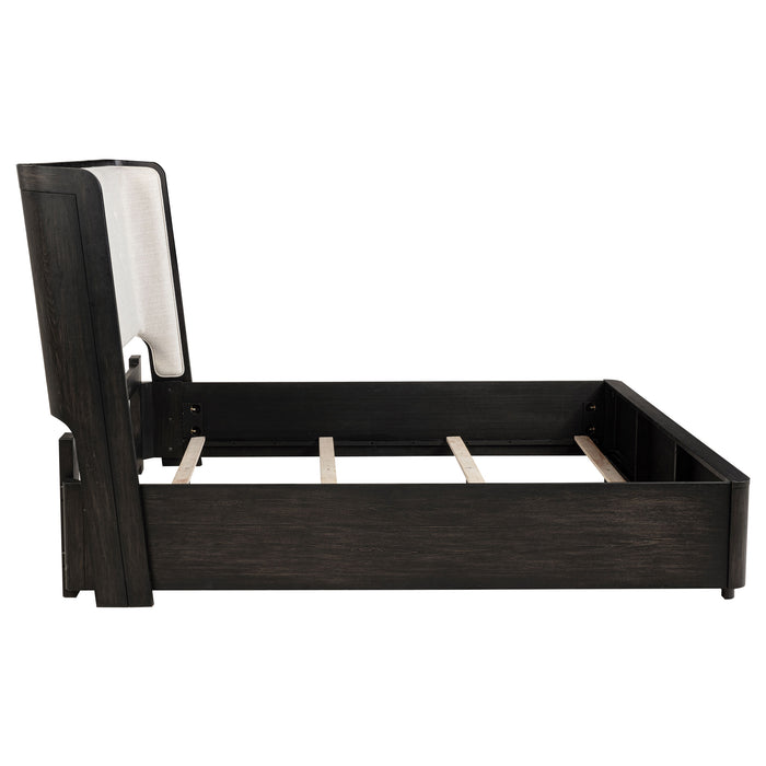 Leandro Wingback Bed - All Brands Furniture (NJ)