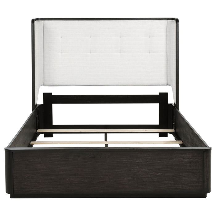 Leandro Wingback Bed - All Brands Furniture (NJ)