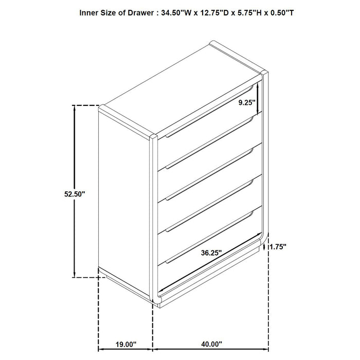 Leandro Chest of Drawers - All Brands Furniture (NJ)