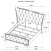 Lorient Wingback Bed with LED Lighting - All Brands Furniture (NJ)