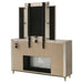 Lorient LED Dresser with LED Mirror and Flame Visualizer - All Brands Furniture (NJ)