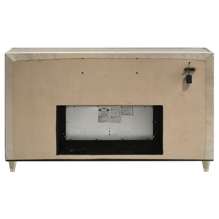 Lorient LED Dresser with Flame Visualizer - All Brands Furniture (NJ)