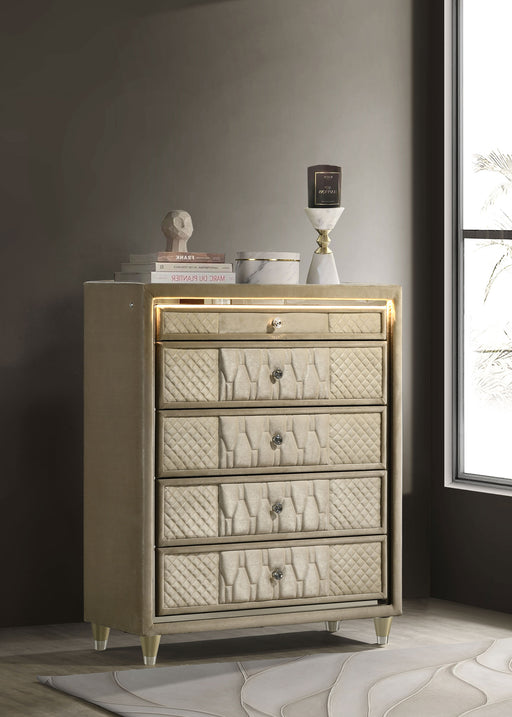 Lorient Chest of Drawers with LED Lighting - All Brands Furniture (NJ)