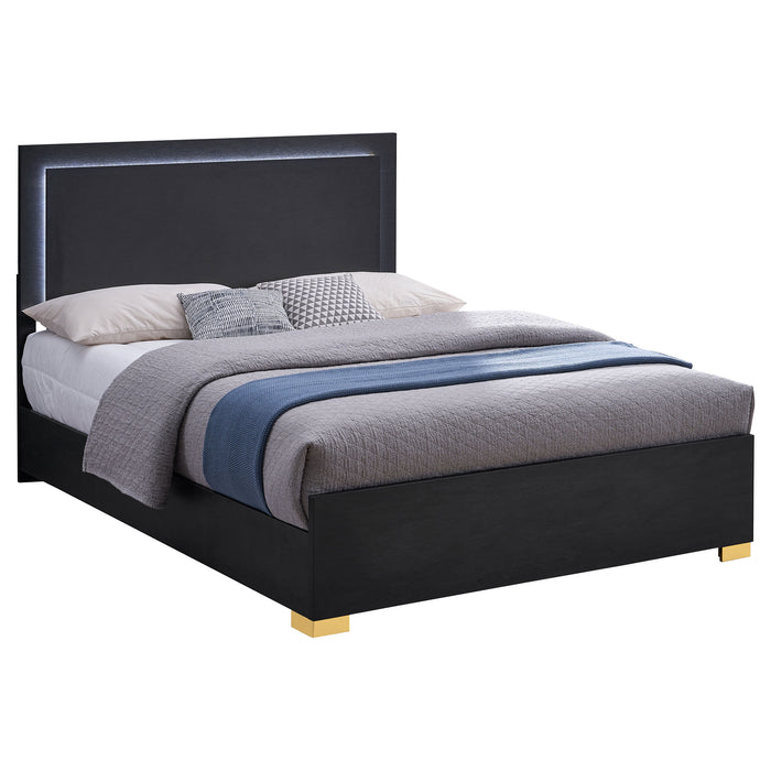Marceline Beds White & Black Eastren King, Full, Twin, & Queen - All Brands Furniture (NJ)