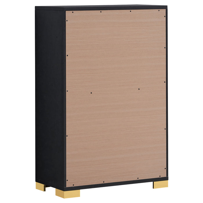 Marceline Bedroom Sets White & Black 4 & 5 Piece - All Brands Furniture (NJ)