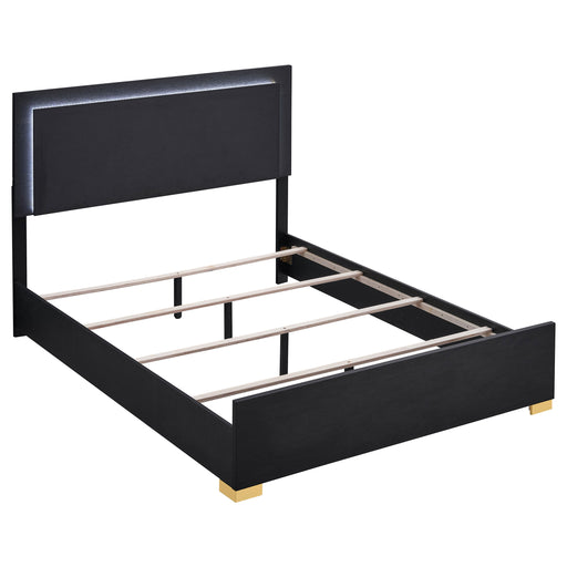 Marceline Panel Bed with LED Lighting - All Brands Furniture (NJ)
