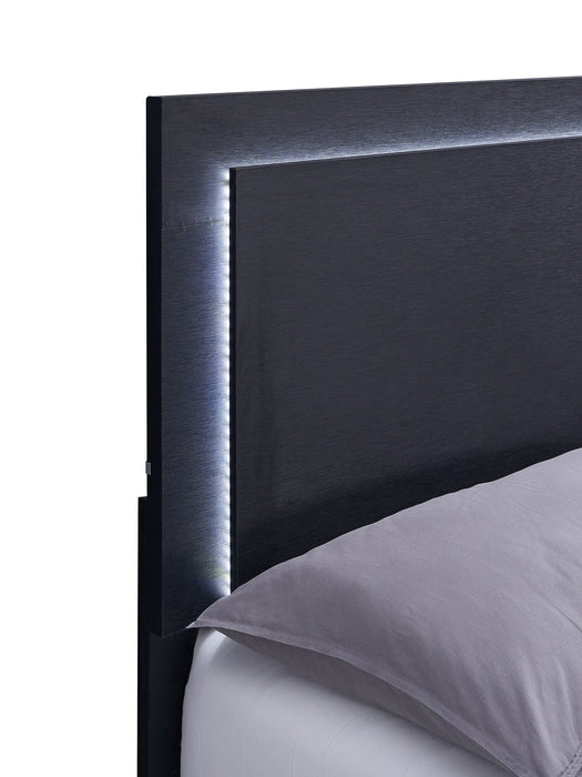 Marceline Panel Bed with LED Lighting - All Brands Furniture (NJ)