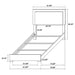 Marceline Panel Bed with LED Lighting - All Brands Furniture (NJ)