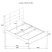 Ines Panel Bed - All Brands Furniture (NJ)