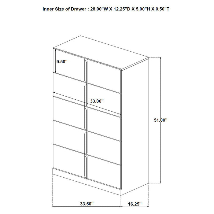 Ines Bedroom Set - All Brands Furniture (NJ)