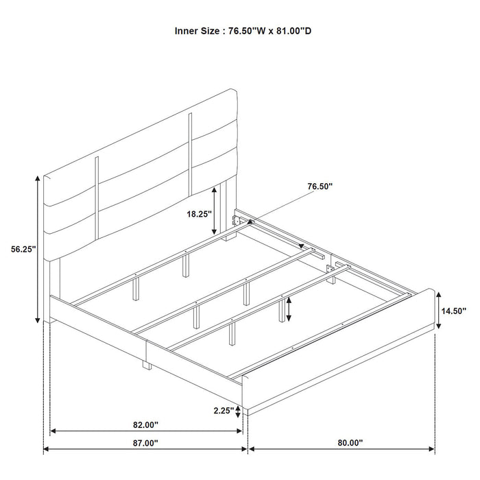 Ines Panel Bed - All Brands Furniture (NJ)